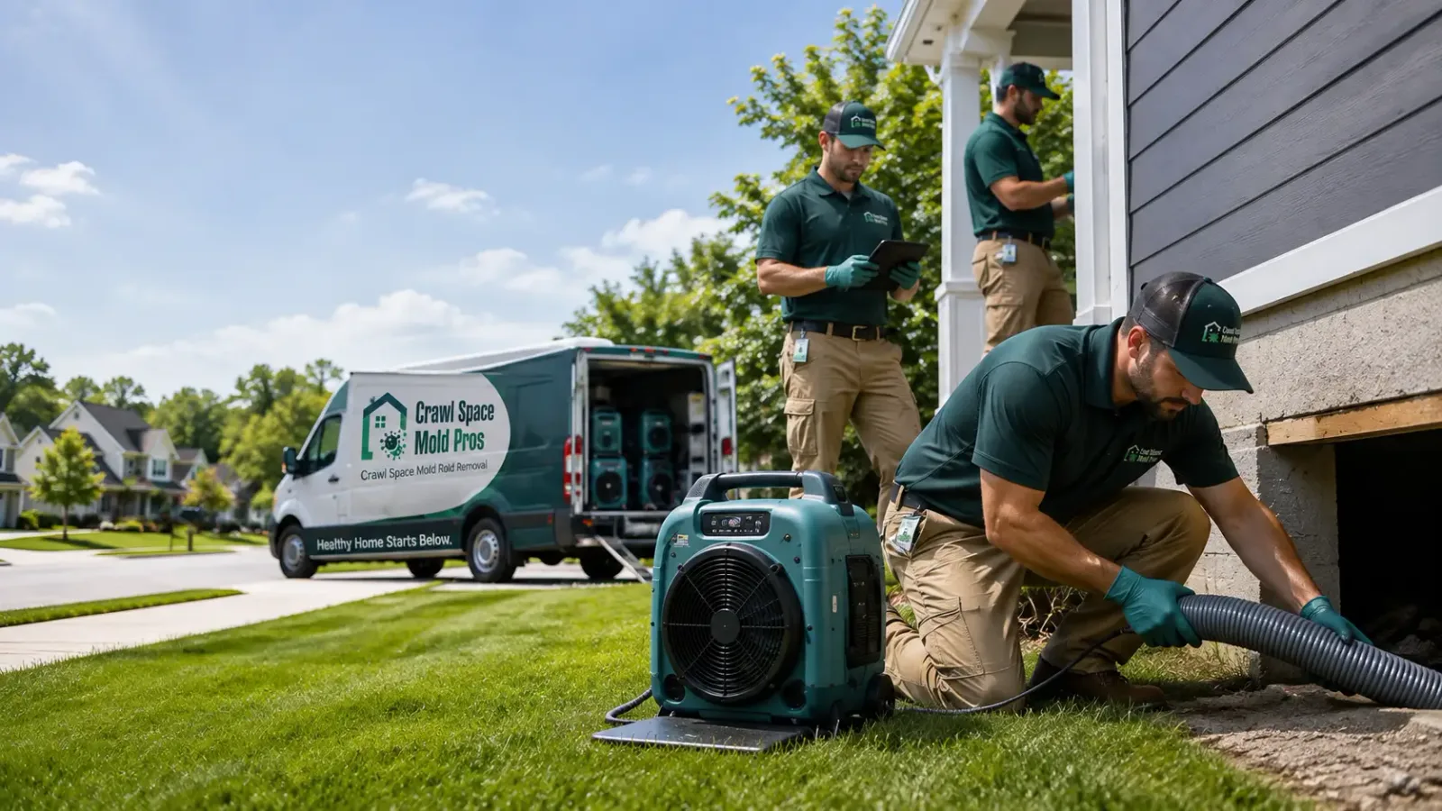 Crawl Space Mold Removal in Norco, LA